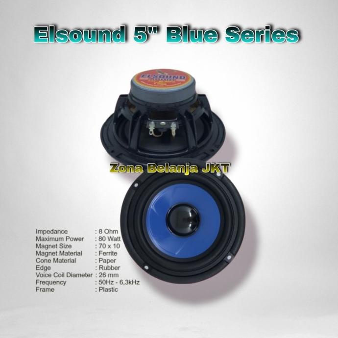 Sale Speaker Elsound 5Inch Woofer Blue Series Japan Technology Origi SPEAKER BLUETOOTH/SPEAKER JBL/S