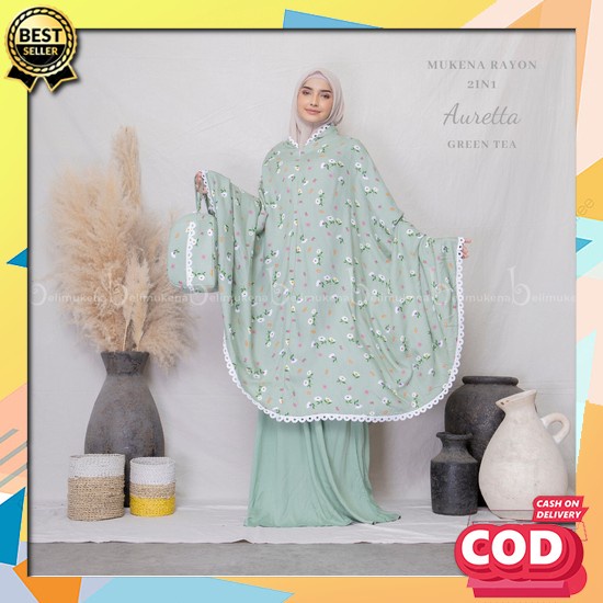 Mukena Rayon Premium Terbaru Mukenah Dewasa Jumbo Motif Lucu Remaja 2In1 Resleting Travel Semarang B