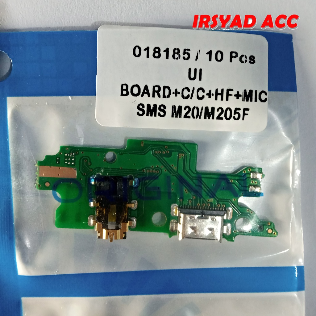 PAPAN PCB SAMSUNG m20/m205f CHARGER + MIC + HEADSET