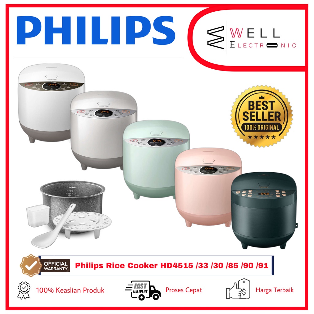 PHILIPS MAGIC COM RICE COOKER DIGITAL HD4515/33 HD 4515