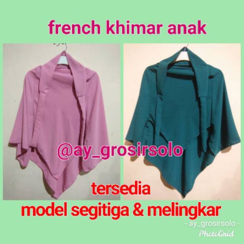 FRENCH KHIMAR ANAK CRINKLE AIRFLOW