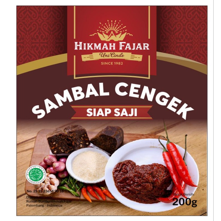 

Sambal Cengek Siap Saji Khas Palembang 200 Gram