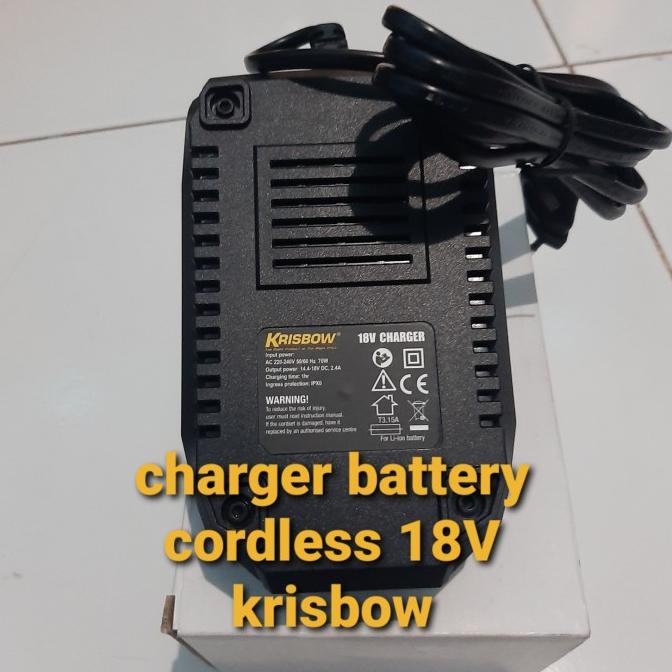 Charger Battery Cordless 18V Krisbow Original