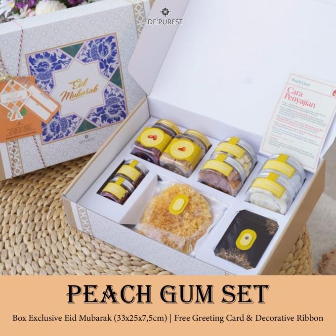 

Hampers Hampers Idul Fitri Lebaran Paket Lengkap Peach Gum 10 In 1 Free Kurma Limited Edition