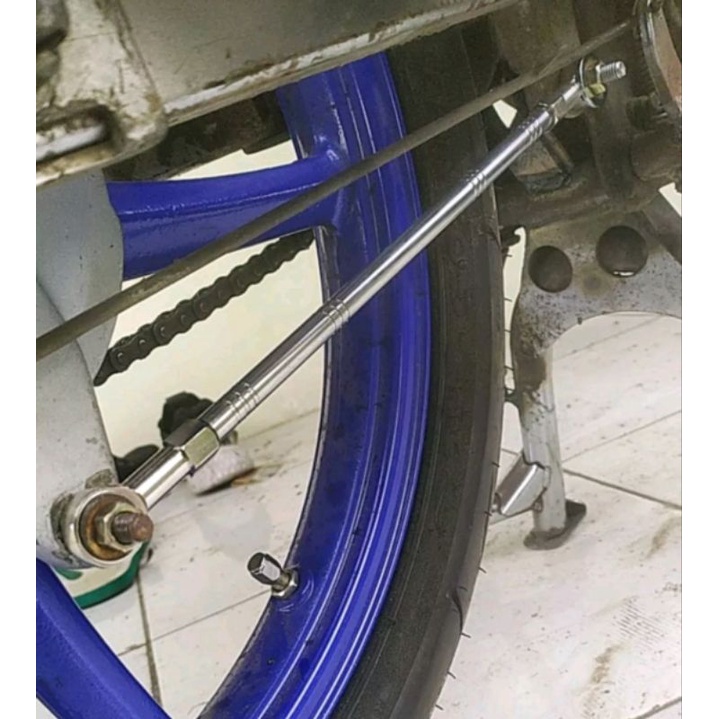 Standhub panjang 30cm stik rem panel rem penahan tromol belakang stainlis stainles panjang 30cm