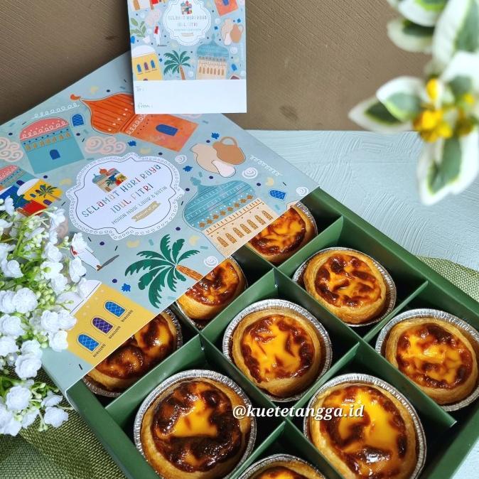 

Hampers Hampers Lebaran Portuguese Egg Tart Macau By Kue Tetangga ( 9Pcs ) Terbaik