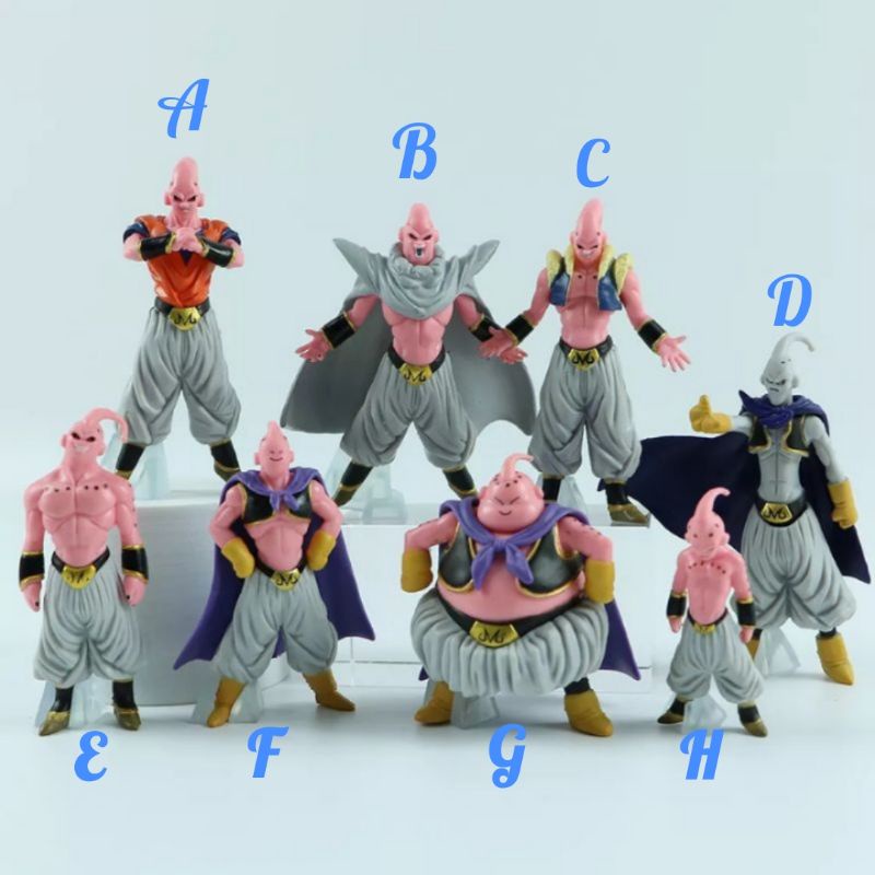 Action Figure Dragon Ball Z Majin Buu Kid Buu Gohan Buu Gogeta Buu Super Buu