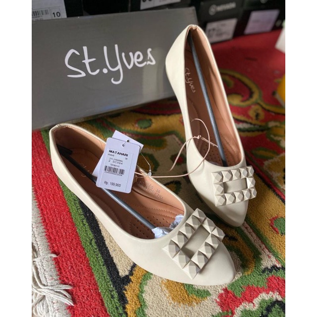 sepatu sandal flatshoes wanita st.yves original
