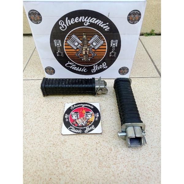 Injakan Pijakan Kaki Step Footstep Fostep Postep Belakang Honda CB100 CB 100 S90 S90Z 90Z 90 Set Kan