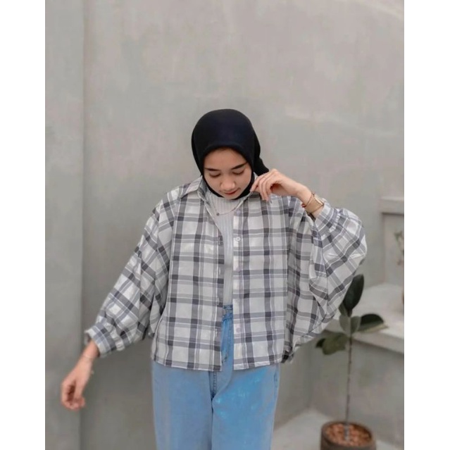 KEMEJE BATWING OVERSIZE/KEMEJA FLANEL BATWING