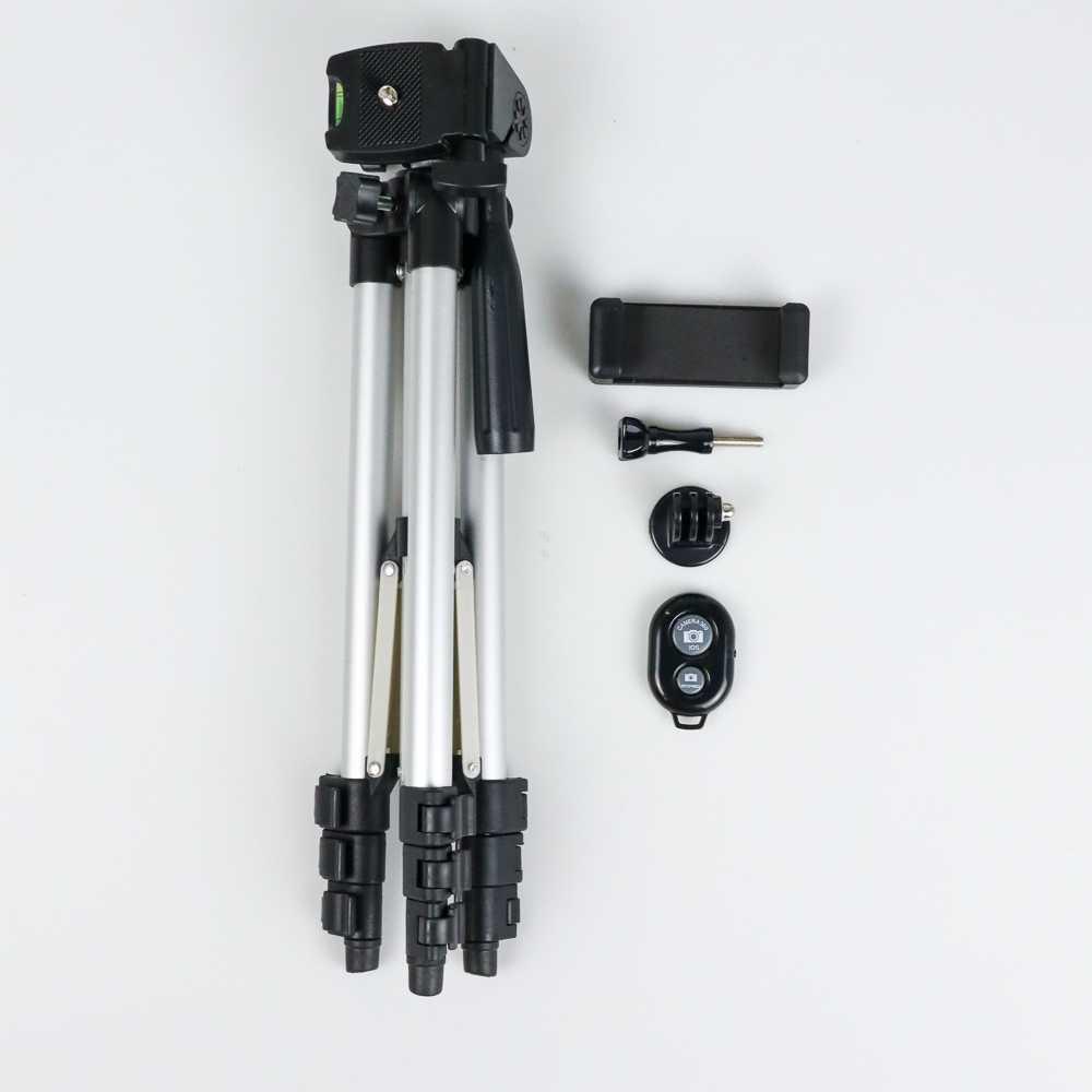 NUNUPHO Tripod Kamera Profesional with Bluetooth Shutter 110