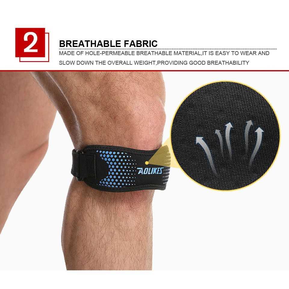 AOLIKES Pelindung Lutut Olahraga Knee Pad Support Brace Wrap A-7921 Sepeda Anak Bola Sepatu Roda Deker Lutut Futsal Basket Kneepad Futsal Pelindung Lutut Deker Lutut Volly Pelindung Lutut Bayi Pelindung Lutut Futsal Basketball Speda Anak Kneepad Basket De