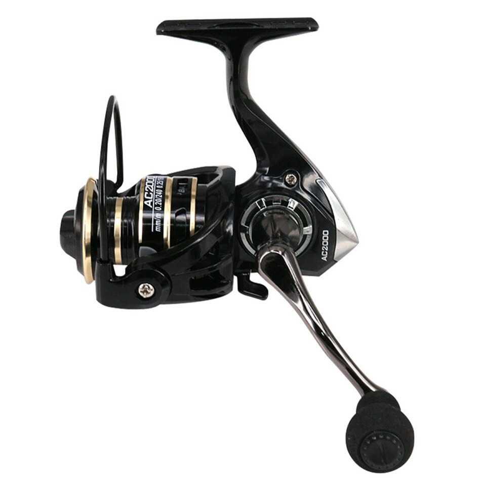 DEUKIO AC2000 Reel Pancing Spinning Fishing Reel 5.2:1 Gear Ratio Pancing Reel Power Handle Ril Pancing Reel Pancing Power Handle Pancing Casting Rell Pancing Power Handle Casting Reel Pancing Mini Reel Casting Reel Baitcasting Real Pancing Power Handle