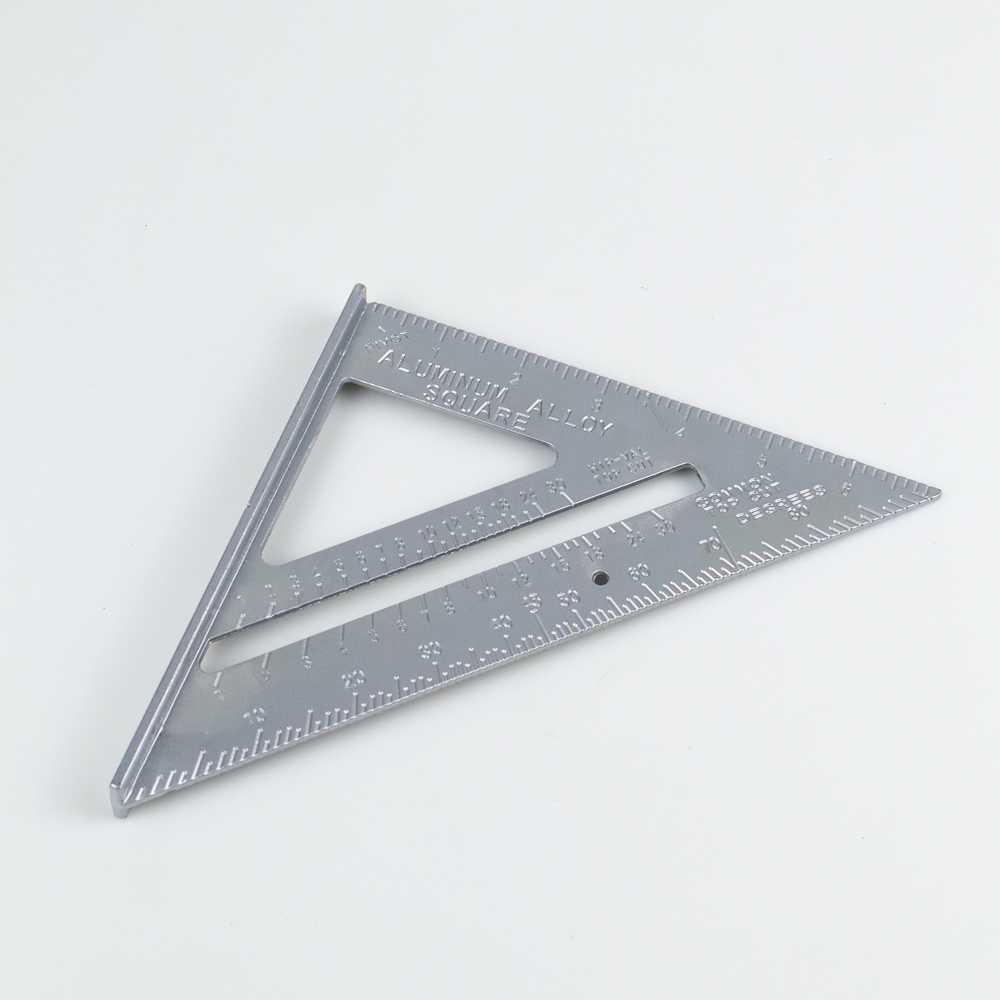 Taffware Penggaris Siku Mistar Triangle Ruler Aluminium - VK18