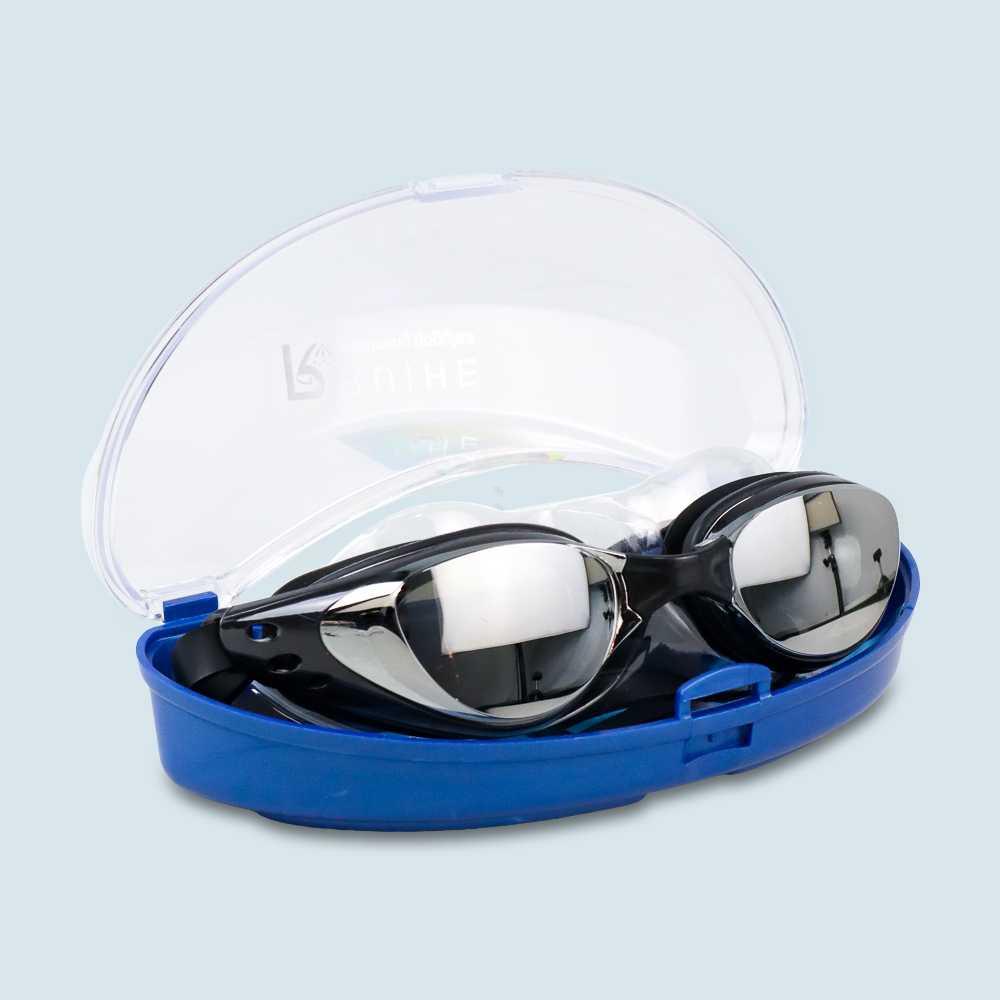 Ruihe Kacamata Renang Coating Mirrored Anti Fog UV Protection H6100