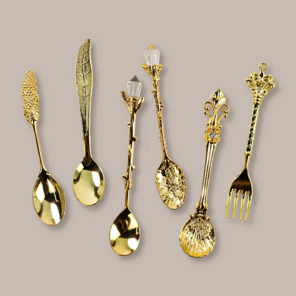 JYC Set Alat Makan Sendok Garpu Teh Vintage Cutlery Royal Style LTA057 Alat Bayi Alat Bayi Alat Set Alat Set Rumah Bayi Rumah Bayi Alat Kayu Alat Kayu Set Makan Keramik Set Makan Keramik Alat Keramik Alat Keramik Set Makan Kayu Set Makan Kayu Set Makan Me