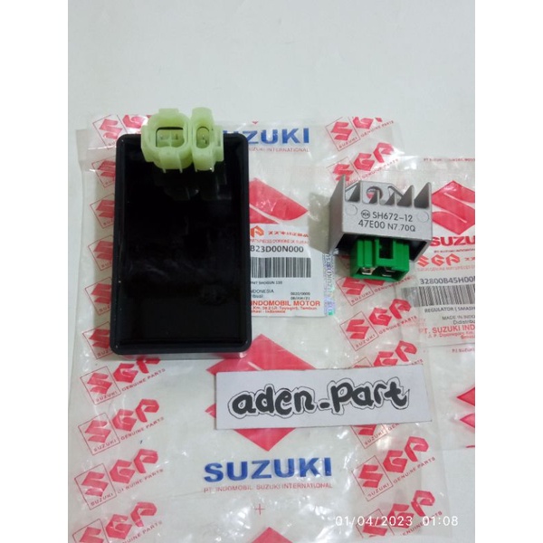 CDI Unit plus Kiprok Regulator Suzuki Shogun 125 R Shogun 125 RR Shogun 125 SP Shogun 110 kebo (Shin