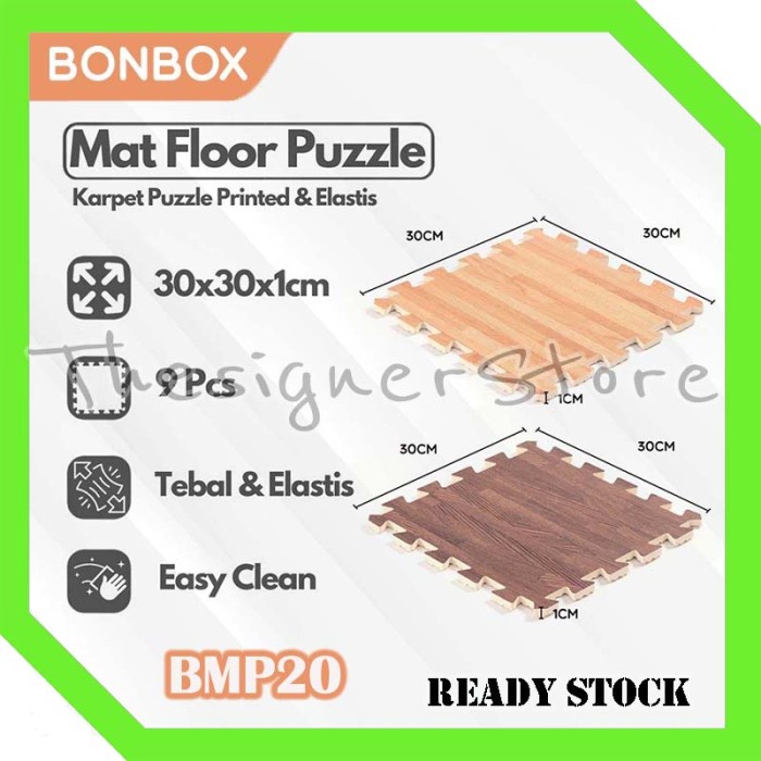 BONBOX BMP20 Matras Puzzle Lantai Evafoam / Karpet Playmat Tebal 30x30