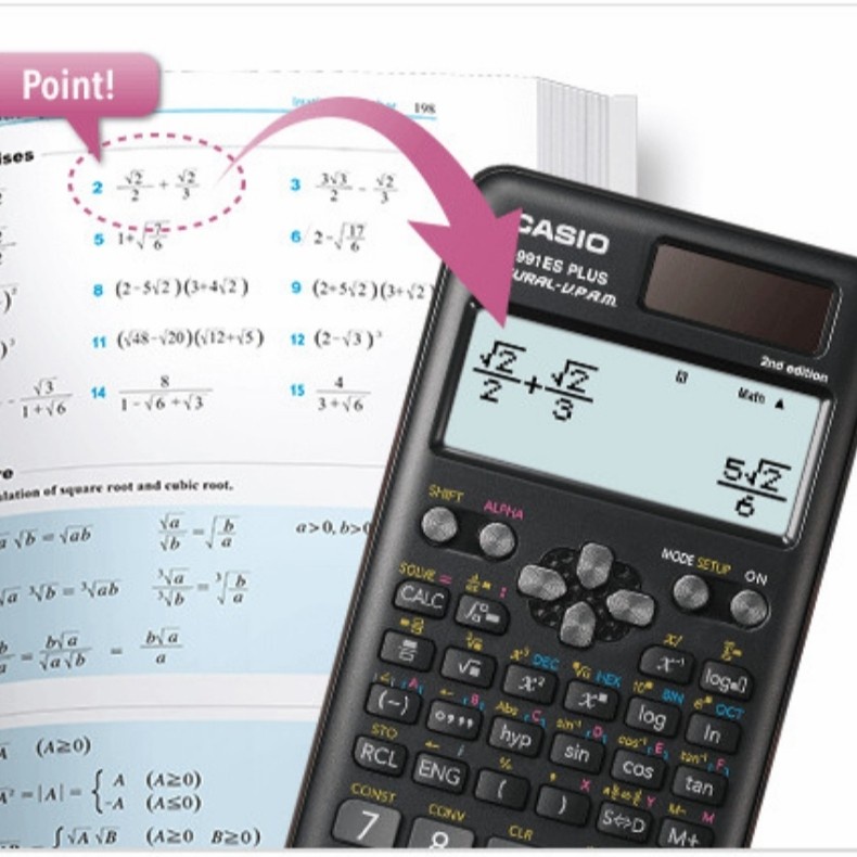 

Casio FX-991ES PLUS - Scientific Kalkulator