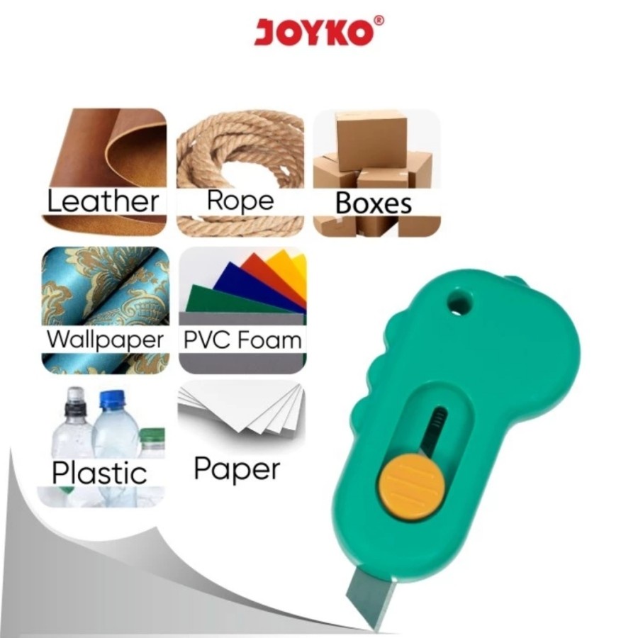 

JOYKO CU 0509 Pisau Kater Model Dino Kecil Pemotong / Mini Cutter Anak
