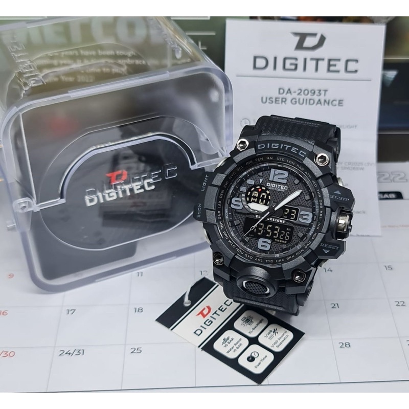 jam tangan Digitec DA-2093 Analog Digital