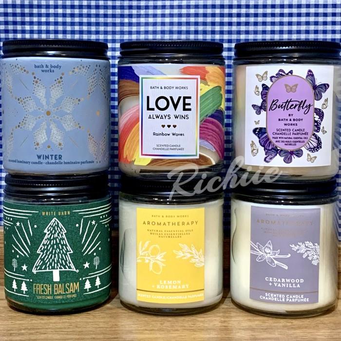 BATH BODY WORKS (BBW) 1-WICK CANDLE 7oz