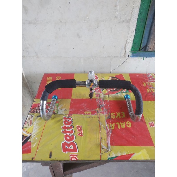 stang dropbar sepeda fixie dan stem cateye