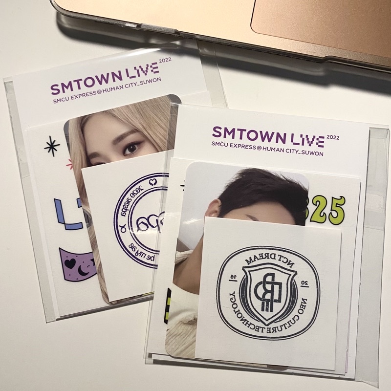 [SEALED] SMCU AR Tattoo Sticker Set NCT DREAM RENJUN - AESPA NINGNING