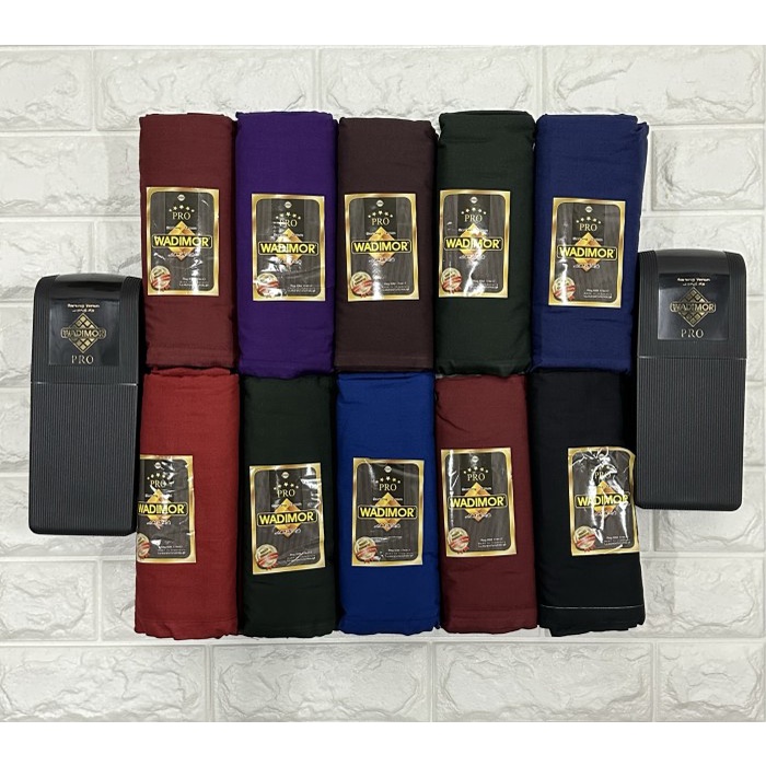 Grosir 10 Pcs Sarung Wadimor Pro motif Polos Warna Tumpal (E4N2) Sajadah Turki Sajadah Kepala Travel