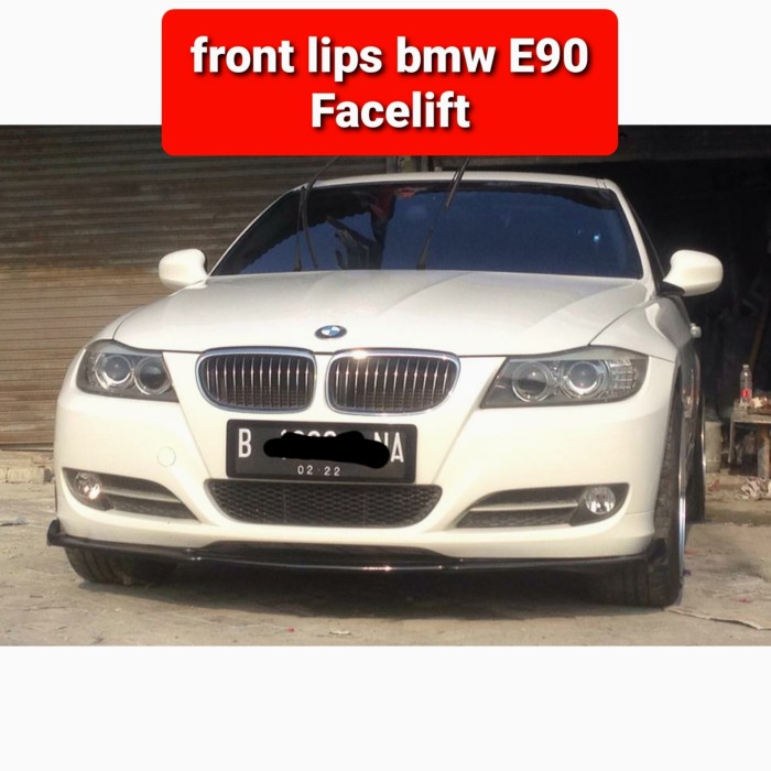 front Lips lips depan BMW 320i E90 facelift 2009 2010 2011