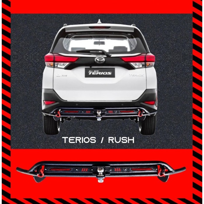 TOWING RUSH TERIOS ALL NEW COBRA PENGAMAN BUMPER BELAKANG RUSH TERIOS