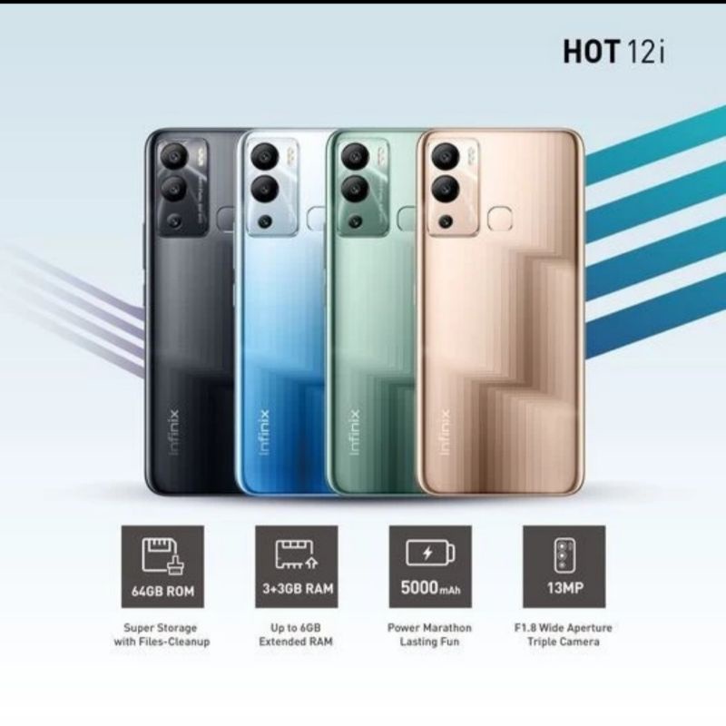 Handphone Infinix Hot 20i RAM 4/64 Black