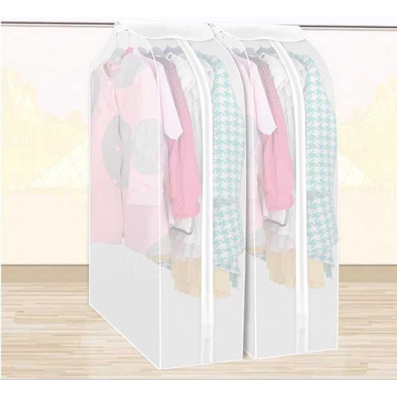 YIXIN PEVA Cover Pakaian Anti Debu Cloth Organizer 60x50x90cm PE1 Plastik Vakum Pakaian Cover Baju Plastik Vacum Pakaian Plastik Gantungan Baju Anti Debu Cover Gantungan Baju Anti Debu Plastik Pakaian Plastik Pakaian Gantung Cover Plastik Koper Anti Debu