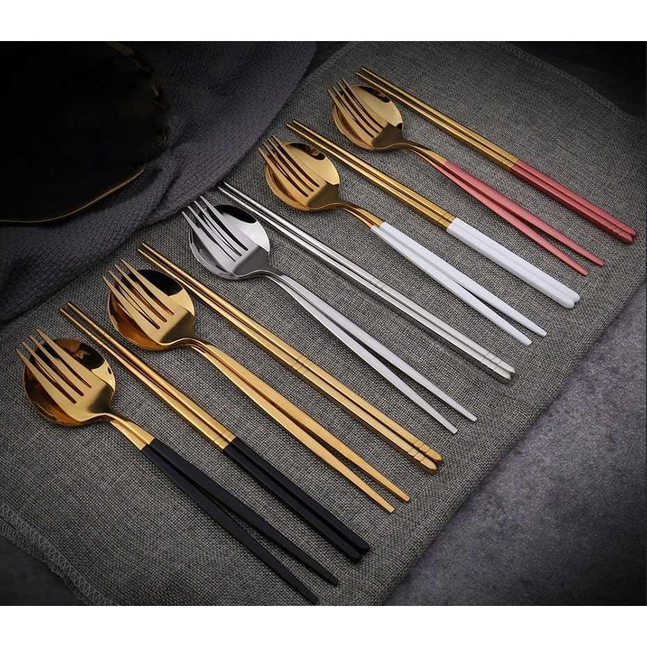 TUUTH Set Perlengkapan Makan Sendok Garpu Sumpit + Box A11 Sendok Garpu Set Sendok Plastik Sendok Korea Stainless Sendok Garpu Plastik Bening Plastik Souvenir Sendok Makan Stainless Sendok Garpu Set Stainless Sendok Korea Set Souvenir Sendok Sendok Plasti