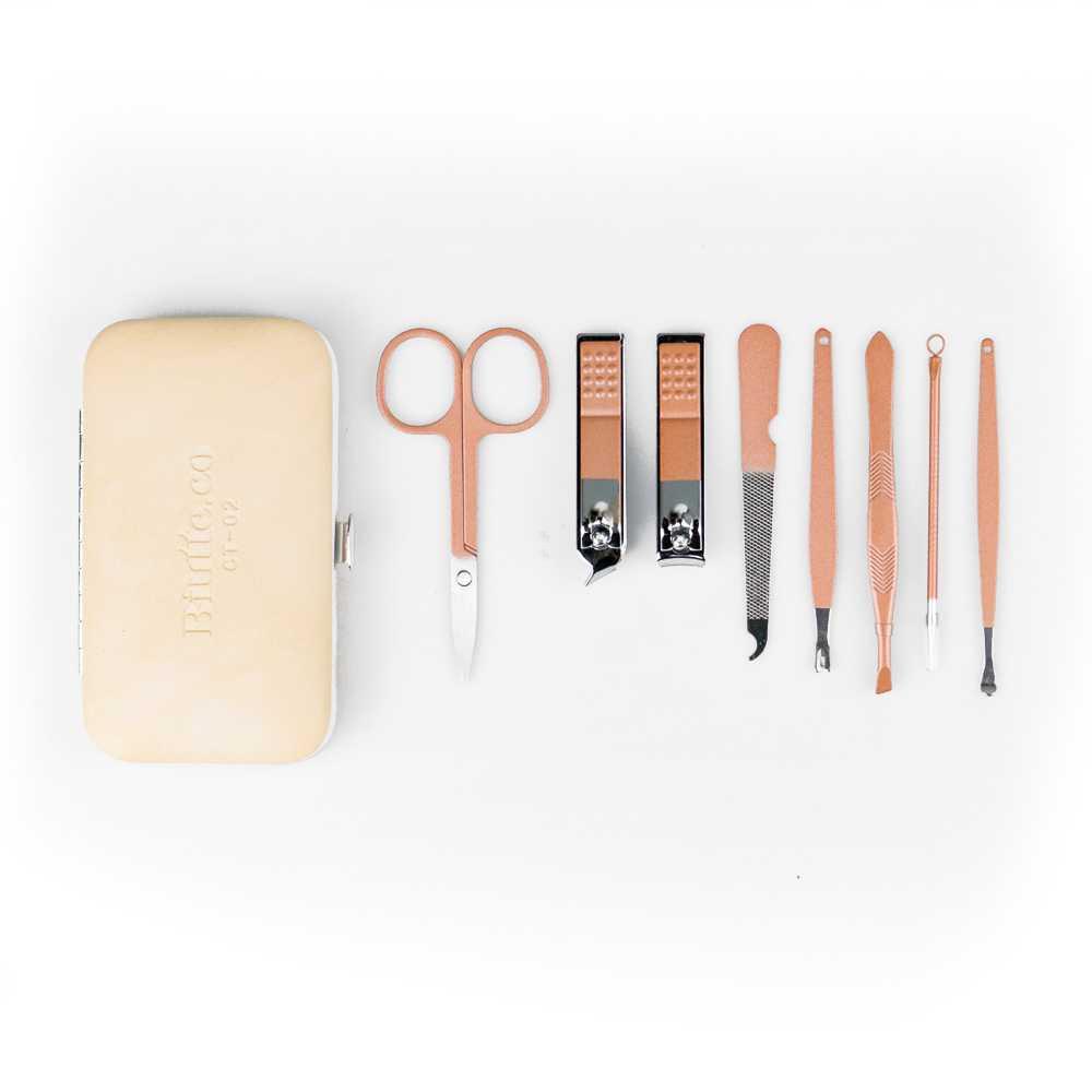 Biutte.co Gunting Kuku Nail Art Set Manicure Pedicure 8 PCS T02 Sugar Baby Gunting Kuku Baby Safe Newborn Gunting Kuku Bayi Gunting Kuku Set Gunting Kuku Cantengan Manicure Set Potong Kuku Bayi Set Newborn Bantengan Manicure Gunting Kuku Miring Pemotong K