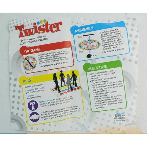 Permainan Twister Body Games - S180156