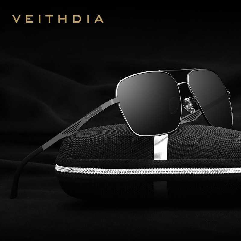 VEITHDIA Kacamata Retro UV400 Sport Sun Glasses - 2459