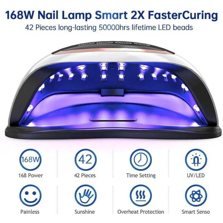 BLUEQUE Pengering Kutek UV Lamp Nail Dryer 168W BQV3 Alat Cat Rambut Alat Cat Rambut Perlengkapan Camping Perlengkapan Camping Perlengkapan Nail Art Perlengkapan Nail Art Perlengkapan Anak Perlengkapan Anak Perlengkapan Kue Perlengkapan Kue Perlengkapan M