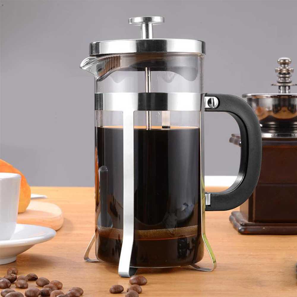 YoLife Glass Kettle French Press Coffee Tea Maker Pot 600ml - YL01