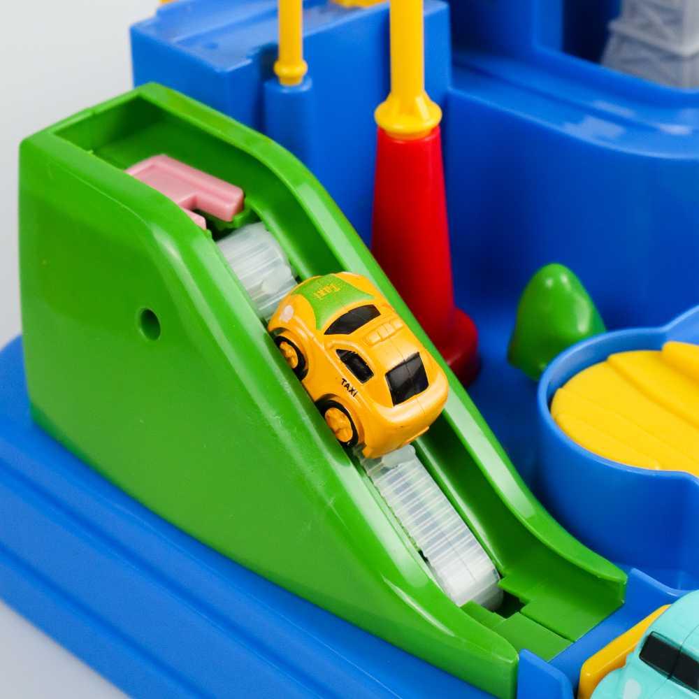 Firststep Mainan Anak Racing Car Rail Children Toy 4 Mobil - T804A