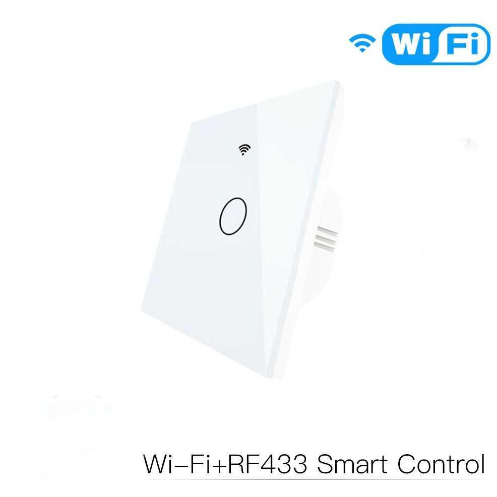 Tuya Saklar Lampu Wireless WIFI RF 433Mhz Smart Home - WHK05