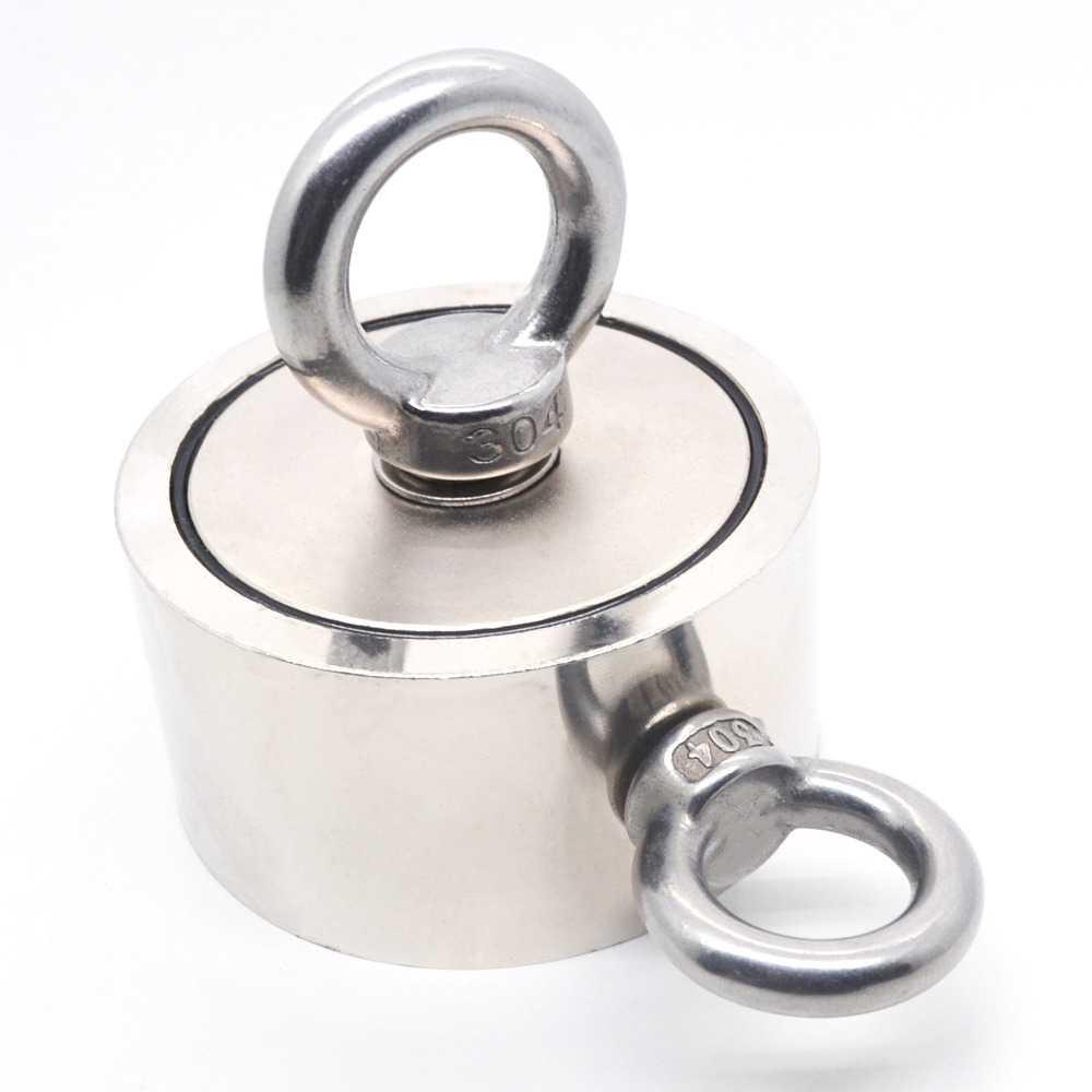 HYSAMTA Magnet Gantungan Double Round Hook Strong Neodymium 75mm - D75 Gantungan Baju Baju Bayi Rak Baju Anak Hanger Baju Putih Gantungan Baju Dinding Gantungan Baju Berdiri Gantungan Baju Bayi Rak Gantungan Baju Kayu Putih Hiasan Dinding