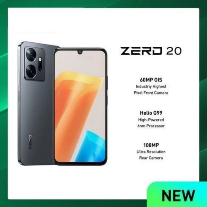 Handphone Infinix Zero 20 Ram 8/256 Garansi Resmi Warna Black