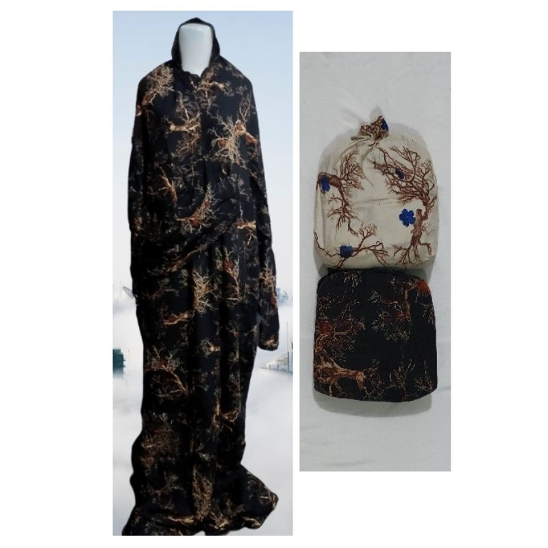 [Ready] Mukena Premium Mukena Hadramaut Rukuh Yaman Motif Terusan Jumbo Rayon Adem Lembut √ Q26 / Mu
