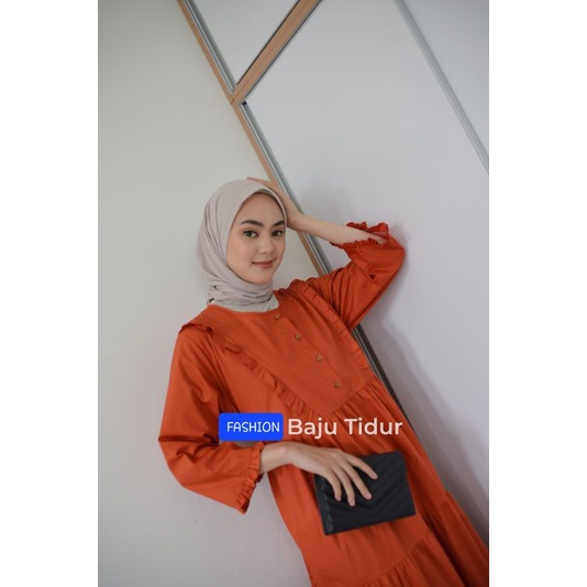 Sunly Gamis polos susun rimpel geber 14 16 18 20 22 24 . sunly gamis new edition