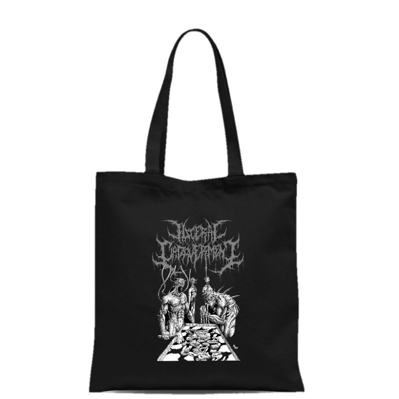 TOTEBAG KANVAS VISCERAL CADAVERMENT /TOTEBAG /TOTBAG WANITA /TOTE BAG MURAH