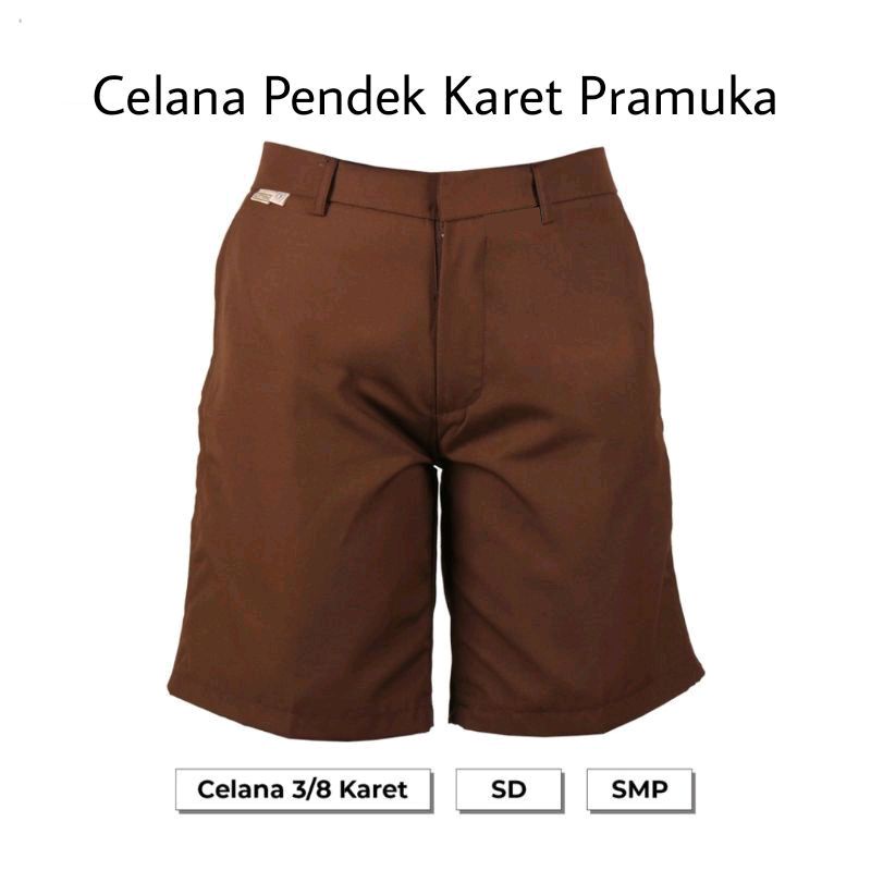 Seragam Celana Pendek Pramuka Seragam Pramuka SD SMP Seragam Sekolah Pramuka Celana Pendek 3/8