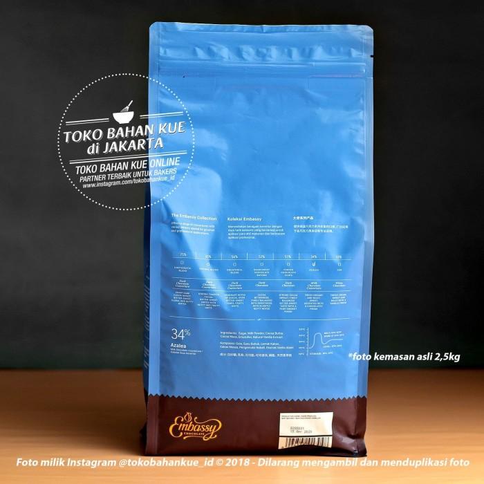 

EMBASSY CHOCOLATE - AZALEA 34% 1KG TULIP MILK COUVERTURE COKELAT SUSU