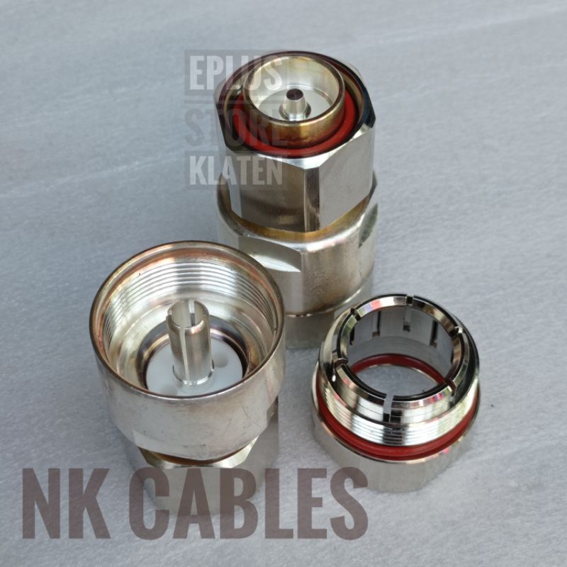 Konektor 7/8 Din Male NK CABLES LDF5 body tebal seperti Andrew KN118