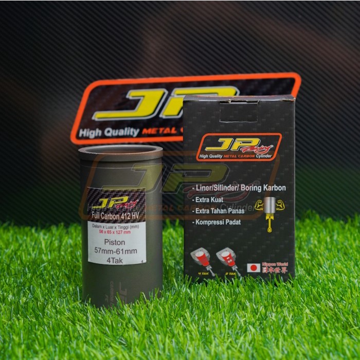 JP RACING Liner carbon utk piston 57-61 mm bahan FULL carbon 412 hv